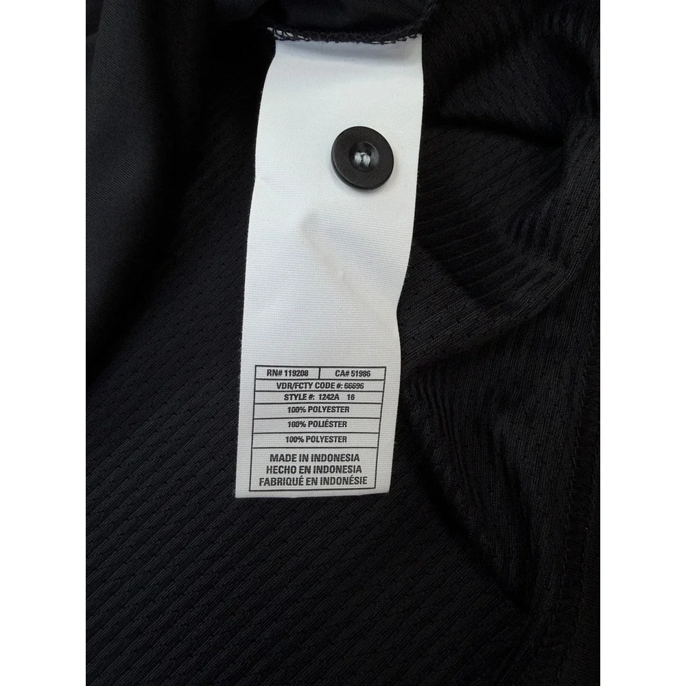 Reebok LA Kings Polo Shirt Mens XL Black Center Ice NHL Hockey 1242A Performance